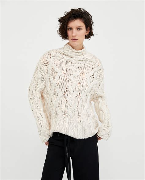 zara oversized thin knit.